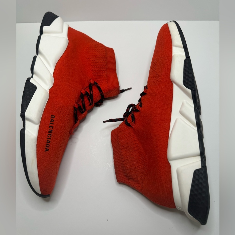 BALENCIAGA Speed Trainer Lace Up Sock Sneakers - Picture 2 of 6